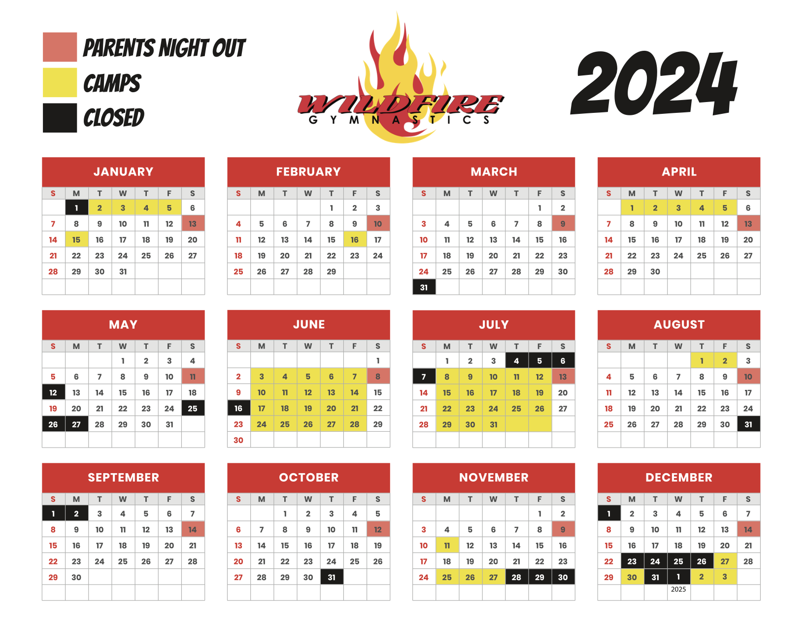 2024 Calendar Front
